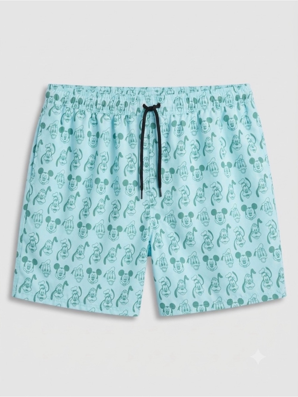 Official Disney Mickey Mouse Donald Duck Goofy Men’s Swim Trunks Size Medium
